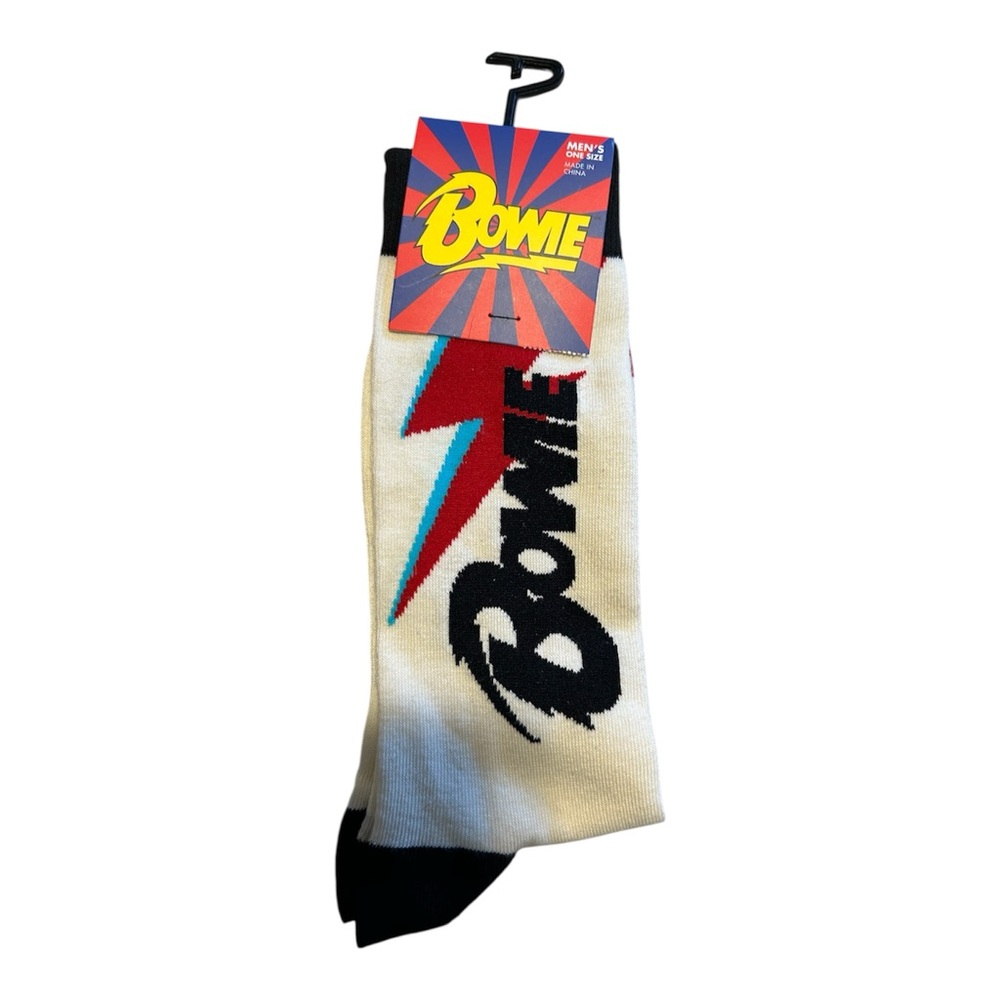 David Bowie men’s novelty crew socks